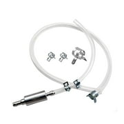 HeeHom Brake Bleeder Kit with One Way Check Valve - Hydraulic System Tool for Car Motorcycle Clutch Bleeding, Durable Aluminum \u0026 Rubber Hose